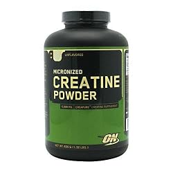 Optimum Nutrition Creatine Powder 600G, Unflavored,  (Optimum), (1.32 -pounds) Bottle