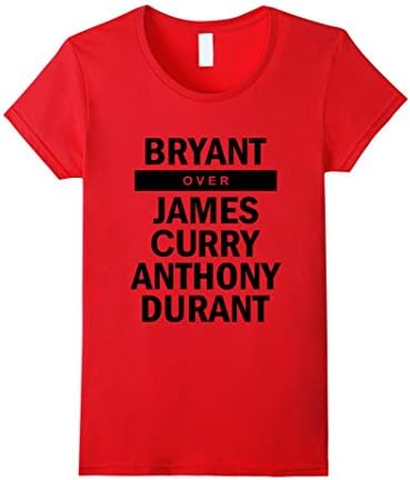 Women's Bryant Over Everybody T-Shirt To Match Retro Air Jordans 12s Small Red
