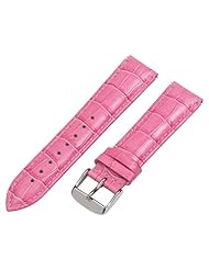 Pink Croco 18mm Watch Band Fits Philip Stein Small Size 1 (With Built in Quick Release Pins) !!!!