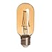 HERO-LED T14-DSGT-4W-WW22 Dimmable Gold Tint T14 E26/E27 4W Radio Style LED Vintage Antique Filament Bulb, 40W Equivalent, Ultra Warm White 2200K (Amber Glow), 4-Pack