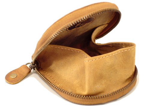 Hufeisenbörse 1, Öko-Vollrindleder, naturfarben, Sonderangebot, SCHNÄPPCHEN