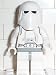 LEGO Star Wars Mini-Figure Snowtrooper (light blue hips, white hands)