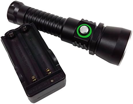 Sliver 40W High Power Led Flashlight Powered by 2pcs 32650