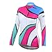 Santic Women's Wicking Cycling Long Seelve Jersey New Biking Cooltech Material Size S