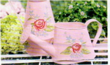 Rose Garden Enamelware Watering Can
