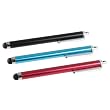 3 pcs Aqua Blue/Black/Red Capacitive Stylus/styli Touch Screen Cellphone Tablet Pen for iPhone 4 4s 3 3Gs iPod Touch iPad 2 Motorola Xoom, Samsung Galaxy, BlackBerry Playbook AMM0101US, Barnes and Noble Nook Color, Droid Bionic