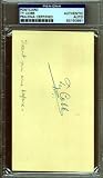 Ty Cobb Autographed/Hand Signed Postcard PSA/DNA Slabbed #83150991