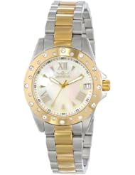 Invicta Womens 12855 Angel Analog Display Swiss Quartz Two Tone Watch