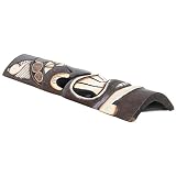 Hawaii-Maske Dekoration Wand-Maske Hawaii Tiki Wandmaske 60er Holzmaske Wanddeko 50 cm Holz 12 -