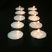 Kitchen & Housewares : 50-Pack GLO-WAX Long-Burning Tea Lights (10 HOUR BURN Per Candle)