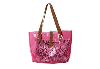 l Clear Transparent Carrier Beach Hand Carry 