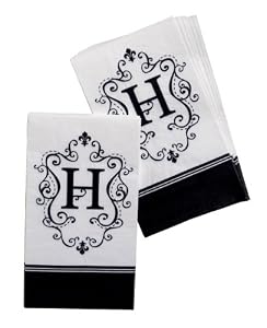 Monogram Paper Napkins - H