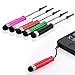 Sty-HD 17 pcs Colorful 3 Styles Capacitive
Stylus/Styli Touch Screen Cellphone Tablet
Pen for iPhone 4 4s 3 3Gs iPod Touch iPad
2 Motorola Xoom, Samsung Galaxy,
BlackBerry Playbook AMM0101US, Barnes
and Noble Nook Color, Droid Bionic