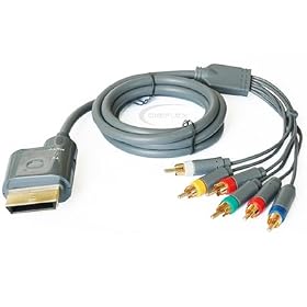 Component High Definition HD AV TV LCD Cable for xBox 360