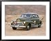 1942 Chevrolet Special Deluxe Sedan Police Car Framed Art Poster Print, 39x31