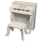 Schoenhut White 25 Key Elite Spinet with Bench