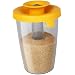 Vacuvin Popsome Sugar & Rice Storage Container and Dispenser Plastic Yellow 0.6 Litre 10 cm x 10 cm x 15 cm