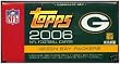 2006 Topps Football Cards Complete Factory Set - Green Bay Packers Bonus Edition (Includes all 385 regular cards plus 5 bonus Green Bay Packers Rookie Cards) - Set includes Rookies of Reggie Bush, Vince Young, Matt Leinart, LenDale White, Jay Cutler, Mario Williams, and more plus top veterans like Tom Brady, Peyton Manning, Brett Favre, Ben Roethlisberger and other NFL superstars!!