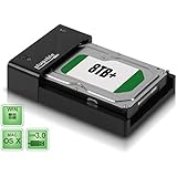 Plugable USB 3.0 SATA III Lay-Flat Hard Drive & SSD Docking Station (Supports UASP and Drives 8TB+)