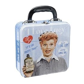 I Love Lucy TV Commercial Square Tin Tote