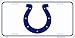 LP - 1137 NFL COLTS HORSE SHOE LICENSE PLATE - X339
