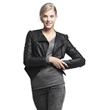Apparel & Daily Wear 2012 New Fashion Trends Short Leather Coats Fur Jackets - Black - Size Small