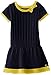 Nautica Little Girls' Solid Sweater Dress W/ Drop Waist and Gathered Skirt