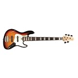 Lakland Skyline Series L5560CR3TS 5-Strings Bass Guitar, Three Tone Sunburst