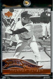 2005 Upper Deck Sweet Spot Classic Baseball Card #87 Thurman Munson New York Yankees - Mint Condition - In Protective Display Case !