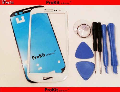 ProKit for Samsung Galaxy Marble White Replacement Screen Glass Lens Kit S3 i9300 I747 T999 ProKit for Samsung Galaxy Marble White Replacement Screen Glass Lens Kit S3 i9300 I747 T999