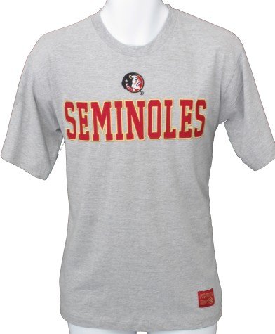 Buy Men's Florida Seminoles S S Campus Yard Heather Grey T-shirt