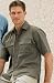 Men's Short Sleeve Shirt with Front Pockets