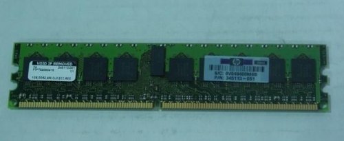 HP 1GB DDR2 PC2-3200 400MHz 184pin ECC Memory 345113-051