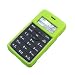 LG Env2 (VX9100) Verizon Solid GREEN NEON Hard Plastic Snap-On Protective Faceplate Carrying Case + Removable Belt Clip ...Plus FREE Neck Strap / Lanyard!!!
