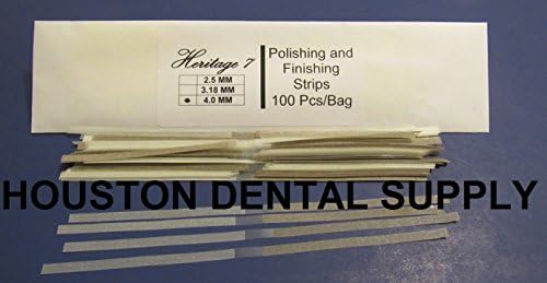 Dental Polishing and Finishing Strips Course/Medium Grit 4 mm 100 Pcs/Bag US SELLER