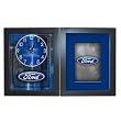 Ford Logo Shadow Box Clock w/ Frame