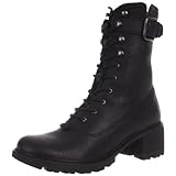 Rockport Women's Anna Lace-Up Boot,Tar Tumbled Leather,10 M US