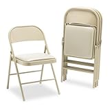 IMAGE OF Steel Folding Chairs with Padded Seat