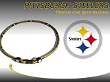 Pittsburgh Steelers Titanium Core Sport Necklace NFL Celebration Sale! Size 21 Inch