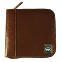 New York Jets Brown Square Leather CD Case
