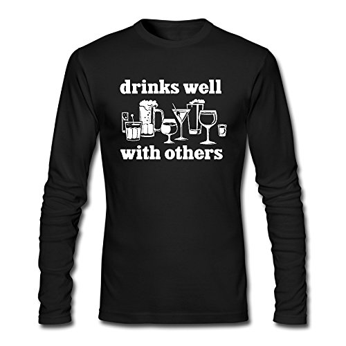 Drinking Long Sleeve Men T-Shirt Nice