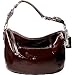 AUTHENTIC COACH SOHO PATENT LEATHER HOBO 12686 (Dark Chocolate Brown)