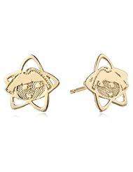 Nickelodeon "Dora" Girls 14k Star Stud Earrings