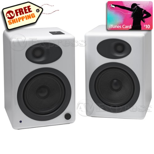 Audioengine 5 White with Free iTunes Gift Card