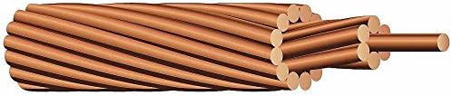 #6 stranded Copper solar panel grounding / bonding wire 50' long