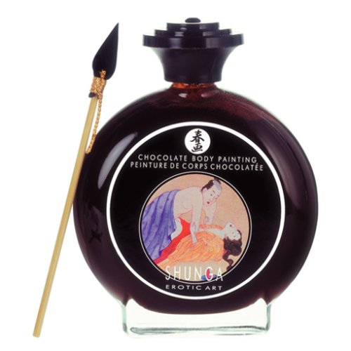City Travel Guides Discounted  Körperpflege & Bad : SHUNGA 340000091835 Chocolate Body Painting Set, 100ml