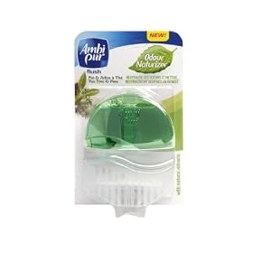 Ambipur - 81350888  - Bloc cuvette liquide pour toilettes  Flush Pin Arbre  Th 55ml