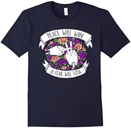 Men's Twenty one Peace pilots Will Win t Shirt Small Navy