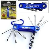 12 in 1 Phillips, Flathead and Socket Pocket Tool with Clip Durable and Extremely Useful 12 in 1 Compact Screwdriver Set Includes 3 Different Sized Phillips and Flathead Screwdrivers, and 4 Useful Sockets