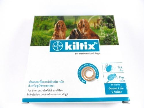 Kiltix Dog Collar Tick Flea 5 Months Medium Size Infestation by Kiltix Dog Collar